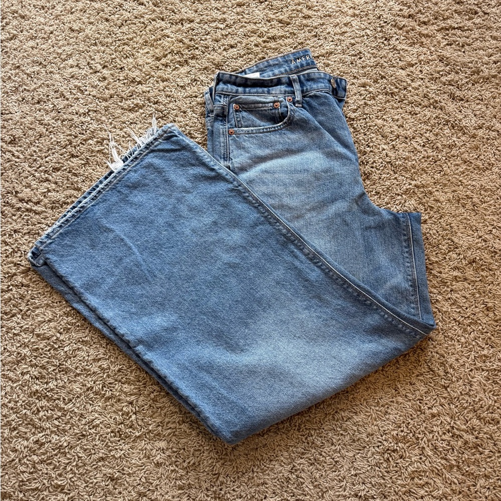 American Eagle Outfitters Strigid Blue Jeans Regular Length